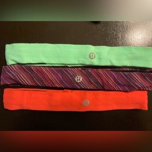 Lululemon Headbands (set of 3)